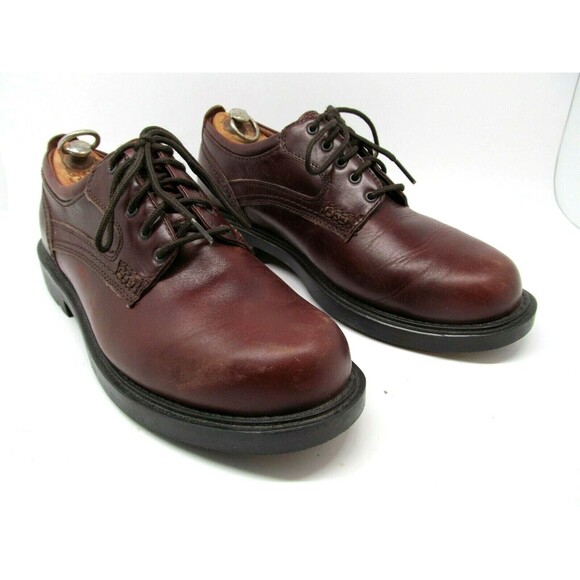 Dunham Ruggards Mens Brown Leather Plain Toe Waterproof Derbys Size US 9 D - Picture 1 of 9